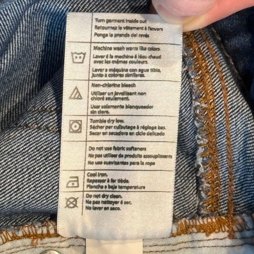 Carhartt Force Straight Fit Jeans Men's 32x34 Dark Wash Low Rise BD4945-M - Picture 9 of 13